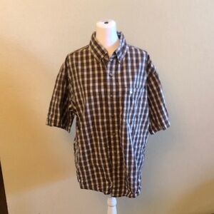 Carhartt Men's Brown Plaid Casual Shirt
